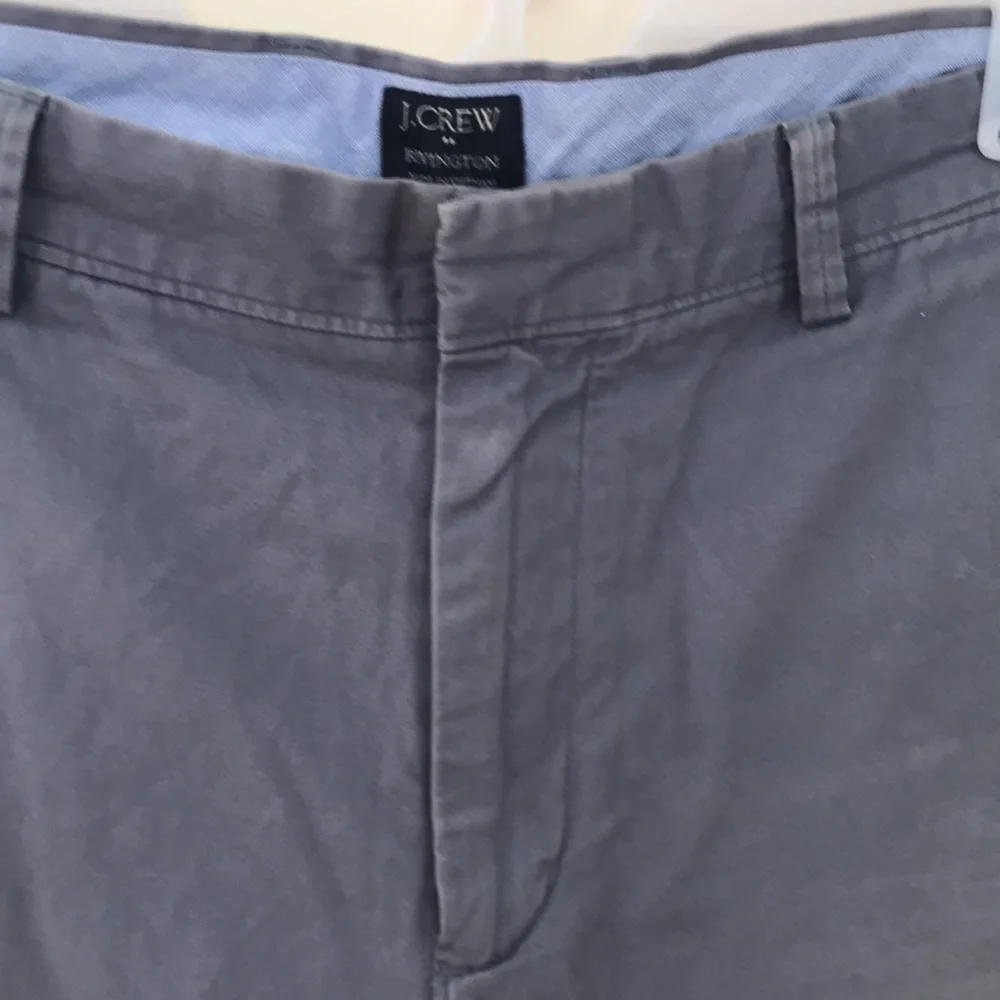 J. CREW Gray Rivington 100% Cotton Bermuda Shorts Size 35W